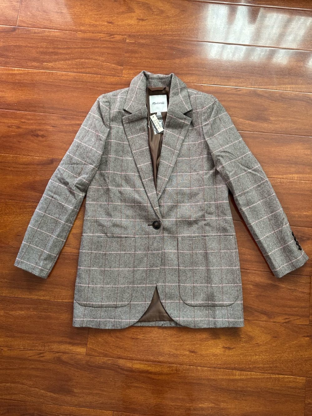 Larsen Blazer in Plaid XS